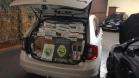 No Oeste do estado, PM prende homem e apreende três carros carregados com cigarros contrabandeados