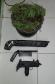 BPGd atende situação de ameaça e apreende armas artesanais e explosivos improvisados em Piraquara