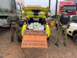 Na região de fronteira, BPFron localiza 162 garrafas de vinhos e 350 pacotes de cigarros contrabandeados durante a Operação Hórus