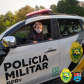 Adolescente recebe visita de policiais militares rodoviários no dia do aniversário em Curitiba