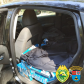 BPRv apreende carro carregado com cigarros contrabandeados e 40 receptores de TV no Noroeste do estado