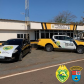 BPRv apreende carro carregado com cigarros contrabandeados e 40 receptores de TV no Noroeste do estado