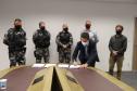 Sesp intermedia assinatura de termo técnico de cooperação mútua entre BOPE e Prefeitura de Piraquara 
