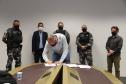 Sesp intermedia assinatura de termo técnico de cooperação mútua entre BOPE e Prefeitura de Piraquara 