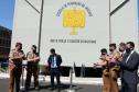 No aniversário de 166 anos da PM, novas viaturas e formatura de soldados marcam solenidade na APMG, em São José dos Pinhais (PR)