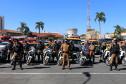 Inédito desfile motorizado da PM passa por cartões-postais da capital em alusão aos 166 anos da Corporação