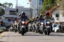 Inédito desfile motorizado da PM passa por cartões-postais da capital em alusão aos 166 anos da Corporação