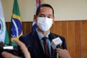No aniversário de 166 anos da PM, novas viaturas e formatura de soldados marcam solenidade na APMG, em São José dos Pinhais (PR)