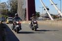 Inédito desfile motorizado da PM passa por cartões-postais da capital em alusão aos 166 anos da Corporação