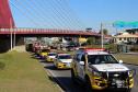 Inédito desfile motorizado da PM passa por cartões-postais da capital em alusão aos 166 anos da Corporação