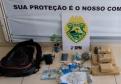 No Sudoeste do estado, PM encaminha sete pessoas e apreende três armas de fogo e diversas porções de drogas