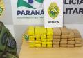 Em situações distintas, BPFron apreende 300 garrafas de vinho e 38 tabletes de maconha no Oeste do estado