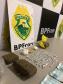 BPFron aborda casa e encaminha casal com crack, maconha e cocaína pela Operação Hórus em Guaíra
