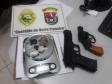 No Norte Pioneiro, PM apreende armas e simulacros durante o fim de semana