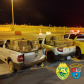BPRv apreende dois carros carregados com 45 mil maços de cigarros contrabandeados no Noroeste do estado