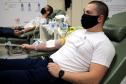 Cadetes da Polícia Militar doam sangue no Hemepar de Curitiba