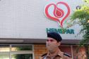 Cadetes da Polícia Militar doam sangue no Hemepar de Curitiba