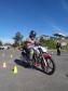 BPTran faz instrução de direção defensiva com motociclistas durante a Semana Nacional de Trânsito