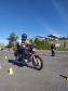 BPTran faz instrução de direção defensiva com motociclistas durante a Semana Nacional de Trânsito