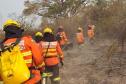 Bombeiros do Paraná completam dez dias de combate a incêndios no Pantanal