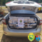 BPRv apreende dois carros carregados com três mil cigarros e dois equipados com rádio transmissor no Paraná