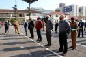 Veteranos da Polícia Militar e do Corpo de Bombeiros são homenageados durante solenidade em Curitiba