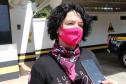 Policiais femininas fazem blitz de conscientização sobre prevenção ao câncer de mama em rodovia da RMC