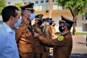 Comandante-Geral da PM recebe Medalha de Mérito do 21º BPM em Francisco Beltrão (PR)