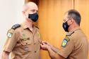 Subcomandante-Geral da PM recebe medalha Mérito Rodoviário e Mérito da Casa Militar