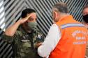 Oficiais da Polícia Militar recebem Medalha de Mérito da Defesa Civil no Quartel do Comando-Geral em Curitiba