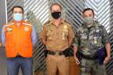 Oficiais da Polícia Militar recebem Medalha de Mérito da Defesa Civil no Quartel do Comando-Geral em Curitiba