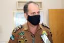 Oficiais da Polícia Militar recebem Medalha de Mérito da Defesa Civil no Quartel do Comando-Geral em Curitiba