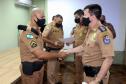 Policiais militares são homenageados pelos serviços prestados em Curitiba