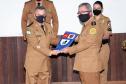 Batalhão de Patrulha Escolar Comunitária recebe novo comandante durante solenidade em Curitiba
