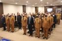 Durante solenidade, CEFID comemora 29 anos de criação com entrega de medalhas e troca de função em Curitiba
