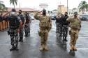 Polícia Militar comemora o Dia da Bandeira Nacional em todo o Paraná