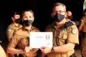 Batalhão da PM em Curitiba comemora oito anos de criação com entrega de medalhas e troca de Comando