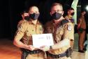 Batalhão da PM em Curitiba comemora oito anos de criação com entrega de medalhas e troca de Comando