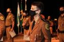 Batalhão da PM em Curitiba comemora oito anos de criação com entrega de medalhas e troca de Comando