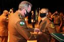 Batalhão da PM em Curitiba comemora oito anos de criação com entrega de medalhas e troca de Comando