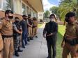 Subcomando-Geral da PM e secretário da Segurança Pública fazem visita técnica em unidades da PM e Corpo de Bombeiros em Londrina