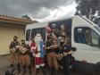 Natal Itinerante da Polícia Militar distribui mais de 4,5 mil brinquedos em bairros carentes de Curitiba