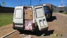 Equipes da Operação Hórus apreendem sete carros carregados com cigarros contrabandeados de uma só vez