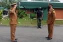 Batalhão de Polícia Ambiental recebe novo comandante durante solenidade restrita em São José dos Pinhais, na RMC