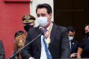 Governador participa de troca de Comando do Corpo de Bombeiro e entrega novas viaturas em Curitiba