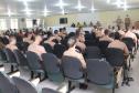 Evento marca a formatura de 28 policiais e bombeiros militares no Curso de Instrutor de Educação Física (CIEF) na APGM, em São José dos Pinhais (PR)