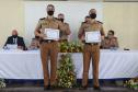 Evento marca a formatura de 28 policiais e bombeiros militares no Curso de Instrutor de Educação Física (CIEF) na APGM, em São José dos Pinhais (PR)