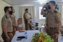 Evento marca a formatura de 28 policiais e bombeiros militares no Curso de Instrutor de Educação Física (CIEF) na APGM, em São José dos Pinhais (PR)