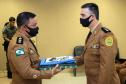 Batalhão de Polícia Ambiental recebe novo comandante durante solenidade restrita em São José dos Pinhais, na RMC