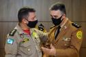 Batalhão de Polícia Ambiental recebe novo comandante durante solenidade restrita em São José dos Pinhais, na RMC